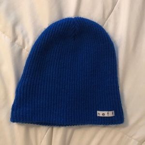 neff blue beanie